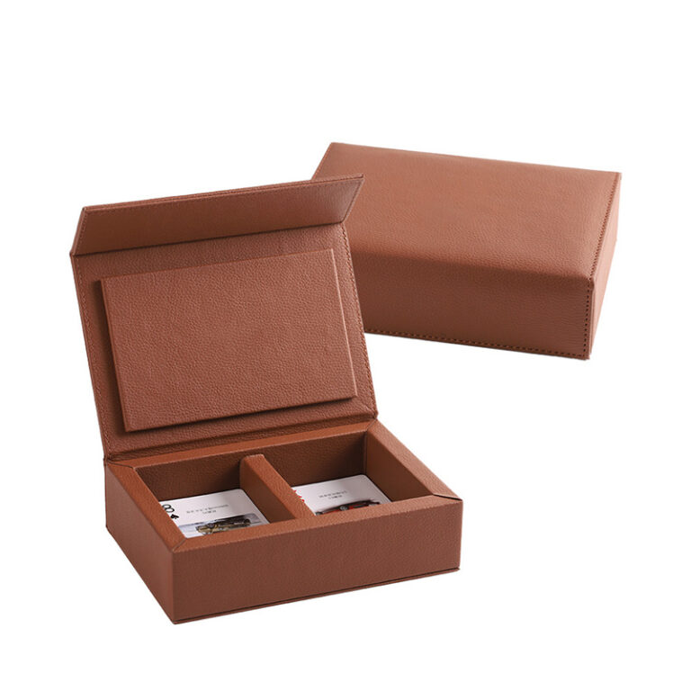 Premium Geniune Leather Cardbox Set